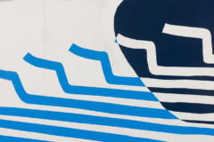 <b>BLEU</b> | Street art en ord de Saône